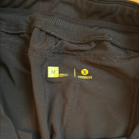Xersion Women M Black Jogger Pants Performance Fabric Zipper Pockets - Picture 3 of 5